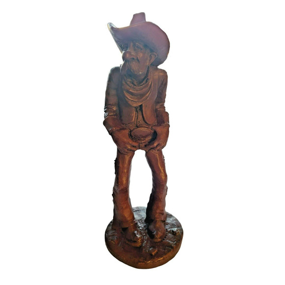 Woodcast Collectibles Cowboy Figure - R Wetherbee Jr 1986 - Picture 1 of 8